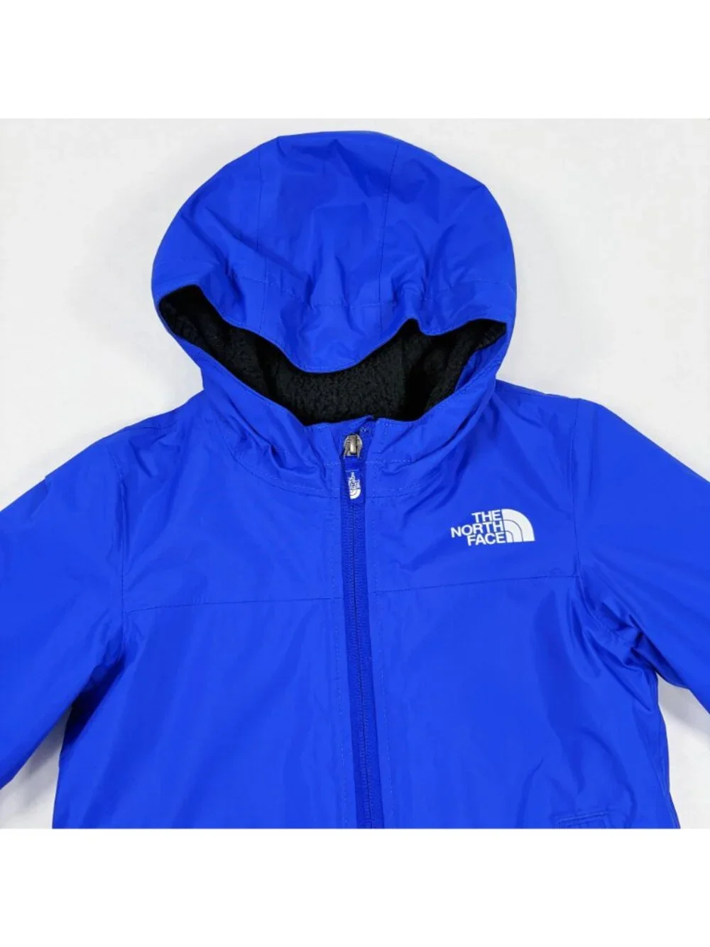 North Face Kids Royal Blue Warm Storm Fleece Lined Rain Jacket 4T / 4